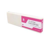 Cartuchos Tinta Pigmentada Color 300 ml SJIC30P 4 Compatibles con Epson | TM-C7500G TM-C7500GE, tinta pigmentada, juego de 4 colores, impresión de etiquetas.(Magenta)