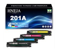 Cartuchos Tóner 201A para HP M252n M252dw M274n M277n M277dw Impresoras, CF400A CF401A CF403A CF402A Reemplazo Cartucho Tóner,4 Colors-1 Pack