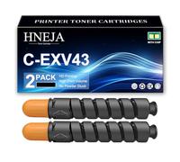 Cartuchos Tóner C-EXV43 para Canon IR-ADV 400if 500if Impresoras, Compatibles Cartucho Tóner 2788B002 | Alto Rendimiento | 15 000 Páginas,Black-2 Pack