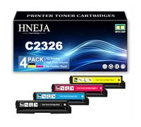 Cartuchos Tóner Compatibles para Lexmark C2326 XC2326 Impresoras, 24B7502 24B7499 24B7500 24B7501 Reemplazo Cartucho Tóner,4 Colors-1 Pack