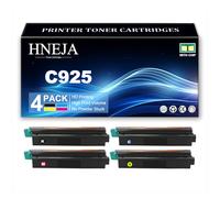 Cartuchos Tóner Compatibles para Lexmark C925 C925de X925 X925de Impresoras, C925H2KG C925H2CG C925H2MG C925H2YG Reemplazo Cartucho Tóner,4 Colors-1 Pack