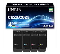 Cartuchos Tóner Compatibles para Xerox VersaLink C620 C625 Impresoras, 006R04616 006R04617 006R04618 006R04619 Cartucho Tóner Repuesto,4 Colors-1 Pack