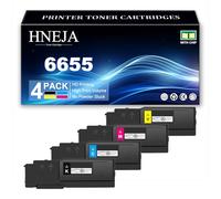 Cartuchos Tóner Compatibles para Xerox WorkCentre 6655 6655i Impresoras, 106R02747 106R02744 106R02745 106R02746 Reemplazo Cartucho Tóner,4 Colors-1 Pack