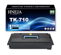 Cartuchos Tóner TK-710 para Kyocera FS-9130DN FS-9530DN Impresoras, 1T02G10EU0 Cartucho Tóner Repuesto | Alto Rendimiento | 40000 Páginas,Black-1 Pack