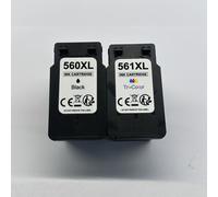 Cartuchos XL Multipack 560/561 para impresoras Canon TS5350, TS5351, TS7450, TS7451, TS5352 y TS5353, compatibles con PG-560XL y CL-561XL
