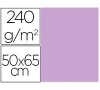 Cartulina liderpapel 50x65 cm 240g/m2 lila paquete de 25 unidades