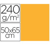 Cartulina liderpapel 50x65 cm 240g/m2 oro paquete de 25 unidades