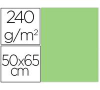 Cartulina 50X65 cm 240G/M2 Verde Hierba Pack de 25 hojas
