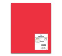 Canson Iris Vivaldi, Papel de dibujo de color, Suave, 185g, Hoja, A3-29,7x42cm, Rojo