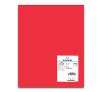 Canson Iris Vivaldi, Papel de dibujo de color, Suave, 185gsm, Hoja, A4-21x29,7cm, Tomate