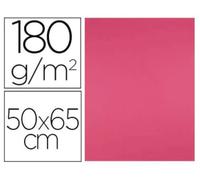Cartulina 50X65 cm 180G/M2 Fucsia Pack de 25 hojas
