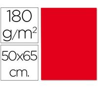 Cartulina liderpapel 50x65 cm 180g/m2 rojo - CX29
