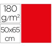 Cartulina liderpapel 50x65 cm 180g/m2 rojo paquete de 25