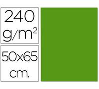 Cartulina liderpapel 50x65 cm 240g/m2 verde navidad