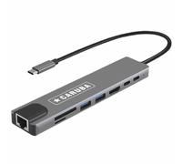 Caruba 8-in-1 USB-C Hub con Ethernet