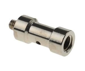 Caruba Adaptador de espiga 1/4 rosca macho 3/8 rosca hembra 32 mm