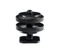 Caruba Adaptador universal de zapata 1/4" rosca exterior (con espaciador) negro