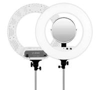 Caruba Anillo de luz Vlogger 18 pulgadas LED conjunto Economía con bolsa blanco