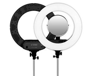 Caruba Anillo de luz Vlogger 18 pulgadas LED conjunto Economía con bolsa negro