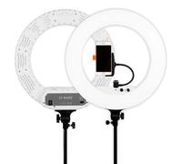 Caruba Anillo de luz Vlogger 18 pulgadas LED set PRO con bolsa blanco