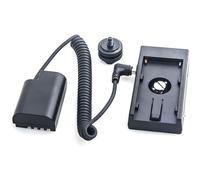 Caruba Batería ficticia de descodificación completa Panasonic DMW-DCC12 + fuelle de batería F970 (cable en espiral)