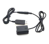 Caruba Batería ficticia de descodificación completa Sony NP-FW50 + cable USB simple de 5 V y 2 A