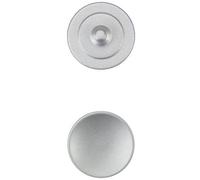 Caruba Botón de desbloqueo Botón de desbloqueo suave plata
