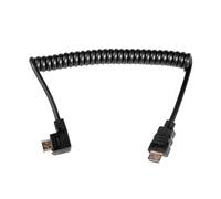Caruba Cable de resorte acodado HDMI