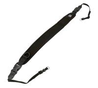 Caruba Camera Neckstrap - comodidad + liberación rápida (negro+rojo)