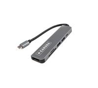 Caruba concentrador USB-C 6 en 1