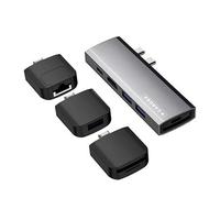 Caruba Concentrador USB C multifunción 9 en 1 Gris espacial