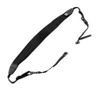 Caruba Correa para cámara extra larga + cierre rápido (negro+rojo) Negro/rojo