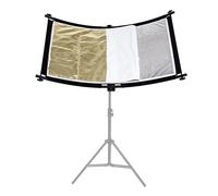 Caruba Curved Face Reflector Pro Kit 110cm x 60cm (incl extension set)