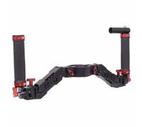 Caruba Empuñadura doble con muelle de aluminio para Ronin S/Zhiyun series / Feiyu series / Feiyu series