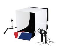 Caruba Estudio fotogrÃ¡fico portÃ¡til con lÃ¡mparas LED independientes 40x40x40cm