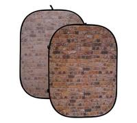 Caruba Fondo plegable 150x200cm piedra roja 150x200cm Piedra roja