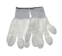 Caruba Guantes Anti Estática para Limpieza Blanco