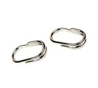 Caruba Juego de anillos partidos ovalados