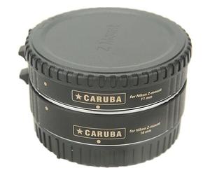 Caruba Juego de tubos de extensión cromados tipo II para montura Z de Nikon