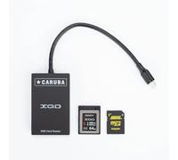 Caruba Lector 2 en 1 Tarjetas XQD + SD USB-C