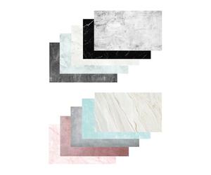 Caruba Pack de 10 fondos (capas planas de 5x2) mármol