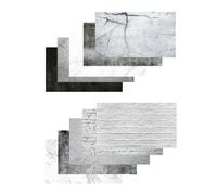 Caruba Pack de 10 fondos (capas planas de 5x2) piedra