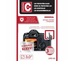 Caruba Película protectora de cristal óptico LCD 3.0 pulgadas (2 piezas)