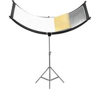 Caruba Reflector de cara curva Pro Set (incl. juego de extensiÃ³n) 180cm x 65cm