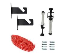 Caruba Sistema de suspensiÃ³n para 1 rollo Montaje en pared/pared para montaje en pared/pared de 1 rollo