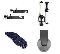 Caruba Sistema de suspensión para el montaje de 1 portabobinas/tubo para montaje en soporte/tubo de 1 rollo