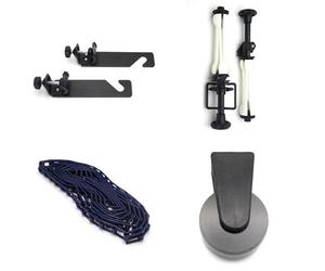 Caruba Sistema de suspensión para el montaje de 1 portabobinas/tubo para montaje en soporte/tubo de 1 rollo