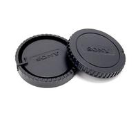 Caruba Tapa de la carcasa y tapa trasera del objetivo Sony A