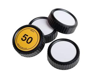 Caruba Tapa trasera del objetivo Nikon Grabable Juego de 4 piezas