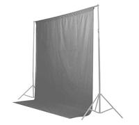 Caruba Tela de fondo 3x6m Gris